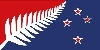 Silver Fern (Red, White and Blue)